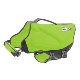 Outward Hound Dawson Swim Green Dog Life Jacket - Medium girth 21-27"