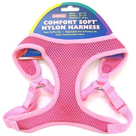 Coastal Pet Comfort Soft Adjustable Harness - Bright Pink - X Small - Dogs 7-10 lbs - (Girth Size 16"-19")