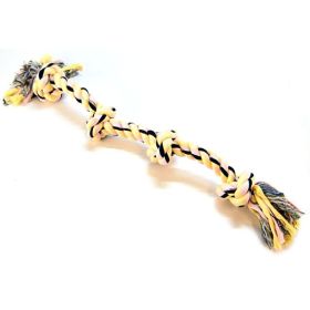 Flossy Chews Colored 4 Knot Tug Rope - X Large (27" Long)