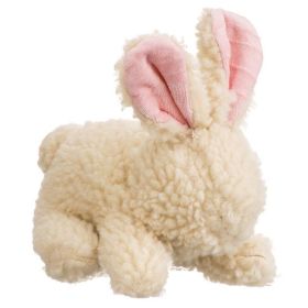 Spot Vermont Style Fleecy Rabbit Shaped Dog Toy - 9" Long