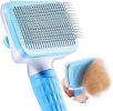 Dog Brush For Shedding Dematting Pet Grooming Cat Hair Undercoat Rake Comb Brush