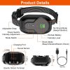 Dog Bark Collar Anti Barking Electric Training Collar Rechargeable Smart Anti-Bark Collar with Beep Vibration Shock Function 5 Intensity Levels